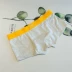 Đồ lót nam 2 quần đơn giản thời trang đồ lót gợi cảm cotton in hình boxer U lồi eo thấp đồ lót nam Vòng eo thấp