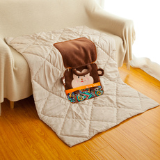 подушки-одеяла 抱枕被子两用靠枕折叠儿童空调毯汽车内靠垫枕头三合一办公室午睡