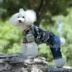 UNPET Breguet Pet Dog Dress Summer Dress Casual Teddy Bear Bear Ngụy trang Áo thun thể thao ngắn tay - Quần áo & phụ kiện thú cưng