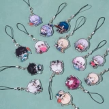 Прозрачный мобильный телефон, мультяшная подвеска, украшение на сумку