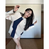 Ретро осенняя толстовка, в американском стиле, оверсайз, свободный крой