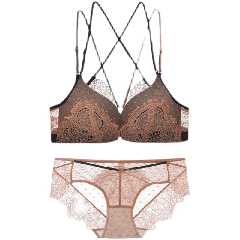 Sexy wireless bra, lace push up bra, beautiful back