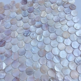 Европейская стиль самоадгезивная натуральная жемчужина белая раковина мозаика мозаика борьба с ванной комнатой