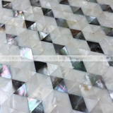 Черно -желтый диск натуральная мозаичная плитка