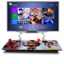 Android TV Điện thoại máy tính Rocker TV Trang chủ Trò chơi chiến đấu Arcade Rocker Fighting Xử lý tay cầm bluetooth Cần điều khiển