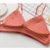 Nhật Bản cotton sinh viên đồ lót nữ thoải mái cốc mềm mà không có vòng thép bralette bra tam giác bra bra - Ống