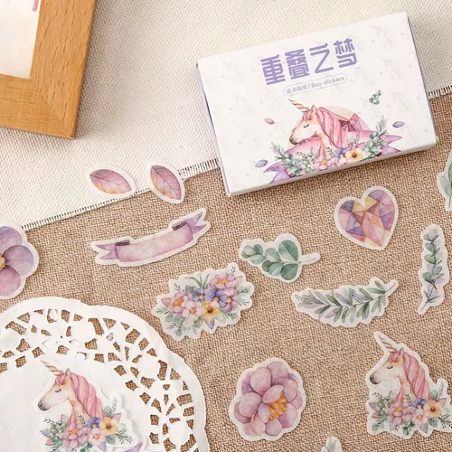 40 ПК/лот ZXS Feathermbrance Time Paper Sticker