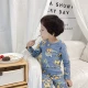 [洹 彩] Bộ đồ lót trẻ em bằng vải cotton mùa xuân và mùa thu cho nam và nữ quần áo mùa thu quần dài cho bé bộ đồ ngủ dài tay mỏng - Quần áo lót