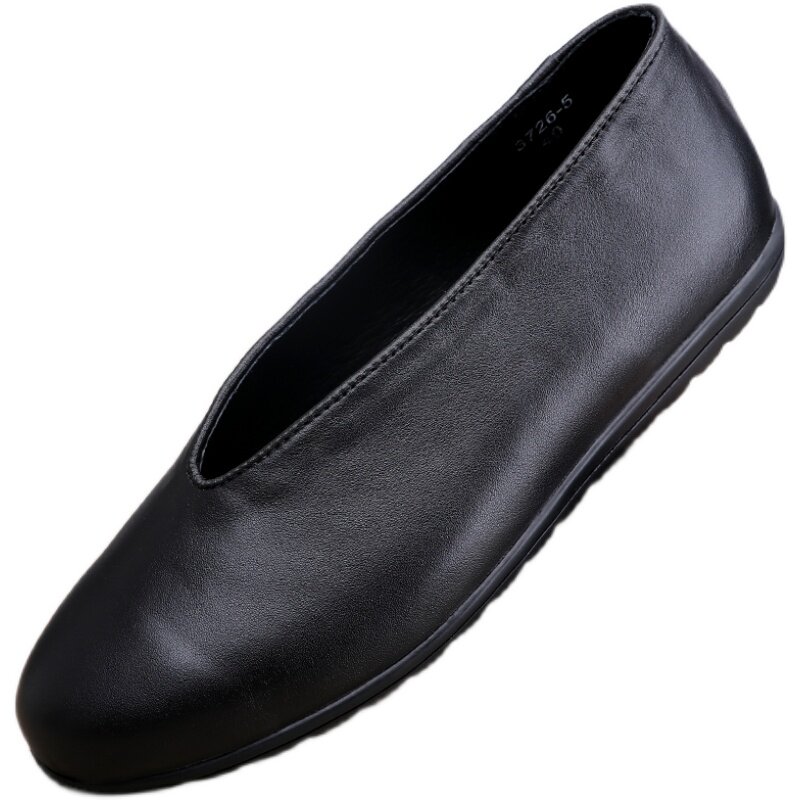 老北京布鞋男白底实物图