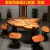 Rễ khắc bàn trà gỗ hồng thân cây Bàn trà tự nhiên toàn bộ gỗ rắn bàn trà phòng khách kung fu trà nước bàn trà - Các món ăn khao khát gốc
