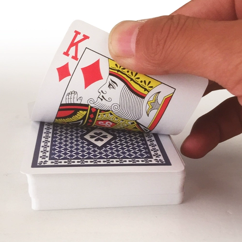 Пластиковая водонепроницаемая двусторонная матовая износостойкая карточная игра, можно стирать