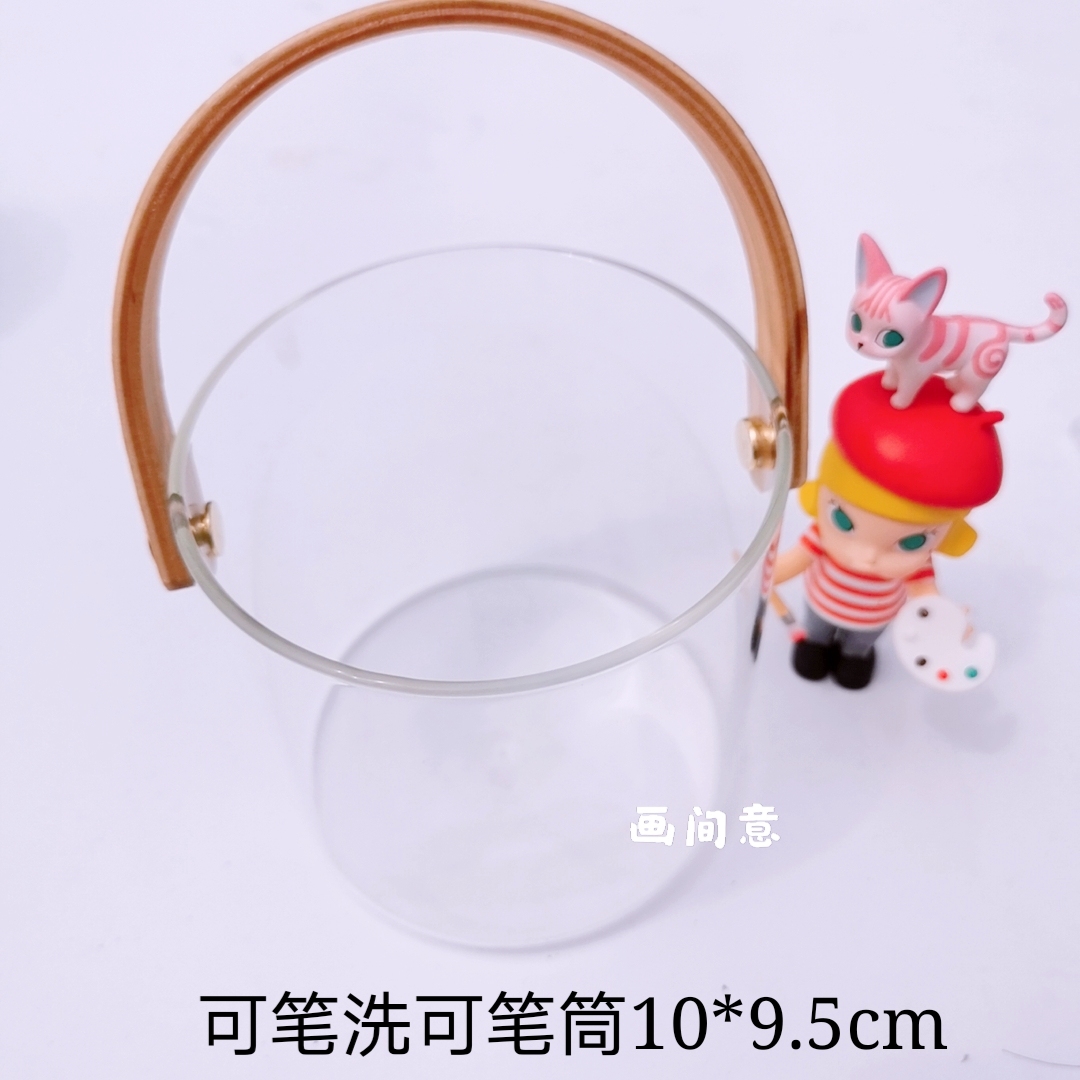 Off WhiteWatercolor Palette ceramics Oil Painting Traditional Chinese painting Painting pigment white Porcelain rectangle Three grid disc rose Palette