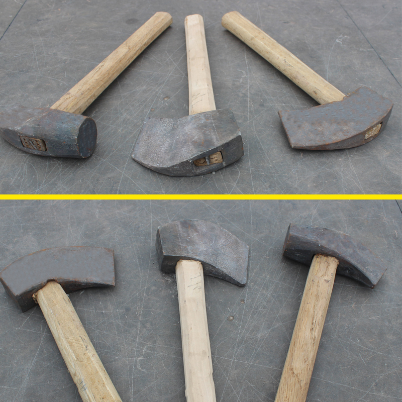 слесарный молоток кraft 700706. четырехгранный молоток для обработки камня. молоток слесарный 500г квадратный боек. каменный молоток. молоток с каменной ручкой.