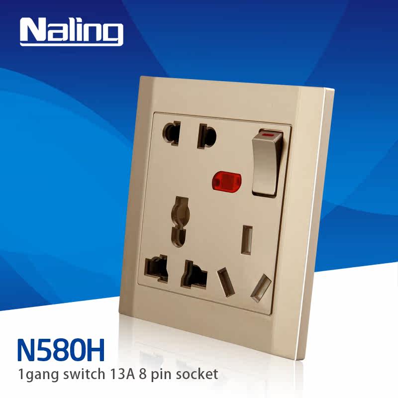 10 08 Nanning Naling British Standard Foreign Trade Household Switch Open Eight Hole Socket Wall Power Panel Hong Kong Style Universal From Best Taobao Agent Taobao International International Ecommerce Newbecca Com