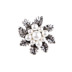 Thời trang hàn quốc pha lê rhinestone cá tính ngọc trai hoang dã vòng hoa trâm nhỏ brooch pin ladies full 15 huy hiệu đảng cài áo Trâm cài