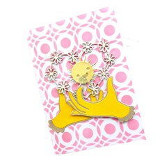 Выбивая прибор 教师节成长手册贺卡diy制作团建活动材料手帐纸艺压花刀模具包邮