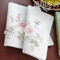 Вышивка Chazhou Трехмерная цветочная черта цветочника и бабочка ручной работы ручной работы подарки.