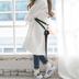 Áo khoác bé gái mùa xuân 2019 cho trẻ em mới phiên bản tiếng Hàn của phần dài của áo gió cotton Sen nữ văn chương - Áo khoác thoi trang tre em Áo khoác