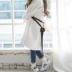 Áo khoác bé gái mùa xuân 2019 cho trẻ em mới phiên bản tiếng Hàn của phần dài của áo gió cotton Sen nữ văn chương - Áo khoác