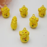 Маленький мультяшный колокольчик, подвеска, медный аксессуар, домашний питомец, кот