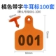 100 комплектов персонажей из говяжьего оранжевого