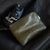 LANSPACE của nam giới da nhỏ purse top lớp da túi chìa khóa của phụ nữ gói thẻ nhỏ chìa khóa xe túi ví nam lv Chủ thẻ