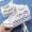 Giày vải đế dày Giày nữ mùa xuân Giày đế thấp Phiên bản Hàn Quốc của giày đế bằng tay nữ Giày trắng nữ - Plimsolls