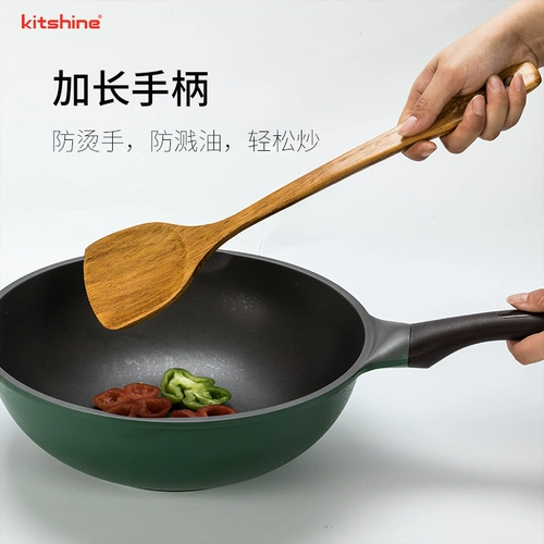 Деревянная лопата, длинная кухонная утварь для домашнего использования, ручка, Южная Корея