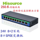 24 В Zhongyou 4+2 порт/8+2 порт/16+2 рот 100 м/гигабитный переключатель Spoe