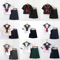 Оригинальная японская студенческая юбка в складку, форма для школьников, комплект