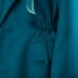 MIXSEVEN retro lỏng bóng con công phù hợp với màu xanh phù hợp với thủy triều có thể điều chỉnh dây rút eo Yao Qi với cùng một đoạn - Suit phù hợp