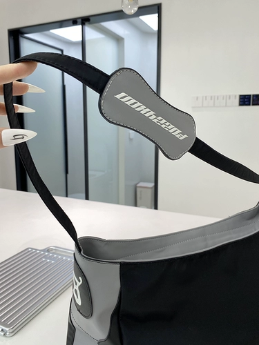 Оригинальная дизайнерская черная сумка через плечо, спортивная сумка