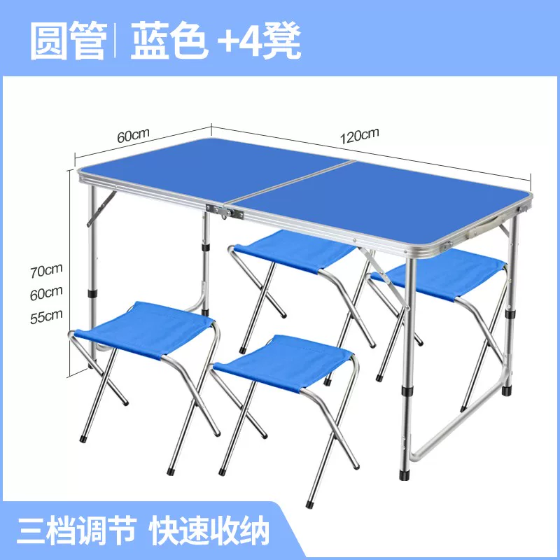 FOLDING PORTABLE TAMPLE DINING Desk Stall Tables Chair