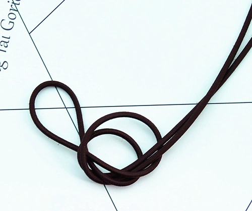 Резинка для волос ручной работы, аксессуар для волос, 4мм, простой и элегантный дизайн, DIY