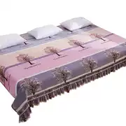 Khăn trải giường bằng pha lê nhung lớn trải chăn lớn trải chăn bông trải chiếu bên nhung một bên chăn bông 炕 bìa - Trải giường
