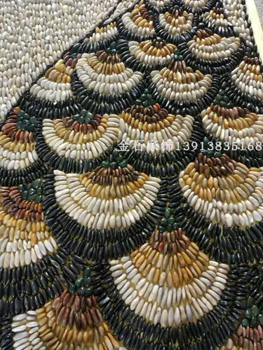 Yuhua Stone Pinsea \ Flute Matsus puzzle \ mosaic net подушка сад каменный камень массаж Dingding