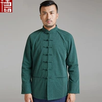 Jun Ran Xuân và Thu mới Tang phù hợp với giới trẻ Thanh niên kiểu Trung Quốc được cải tiến kiểu áo trễ vai tay áo kiểu Trung Quốc quan ao dan toc