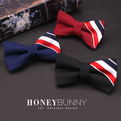 Honeybunny Pet Dog tb галстук галстук бренд Bowla Circle Cat Bell Bell Teddy Свадебная стрельба