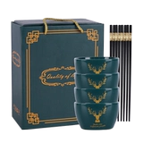 Керамическая посуда, комплект для домашнего использования, подарочная коробка, подарок на день рождения