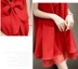 Mùa xuân và mùa thu 2019 Mùa hè Mới của phụ nữ Tình yêu đầu tiên Váy lười gió chiffon Lớn màu đỏ Váy retro siêu cổ tích - Váy eo cao đầm rút dây eo Váy eo cao