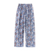 Mùa xuân và mùa hè quần pajama Mian lụa quần cotton lụa rayon nhà quần mát mẻ điều hòa không khí quần mặc chống muỗi quần Quần tây