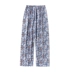 Mùa xuân và mùa hè quần pajama Mian lụa quần cotton lụa rayon nhà quần mát mẻ điều hòa không khí quần mặc chống muỗi quần