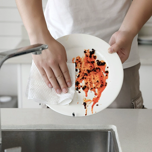 Кейваста ленивая тряпкая кухня не -уклона салфетка сухой мокрой и мокрый дом очищающая масляная бумага одноразовая ткань для мытья посуды одновременно