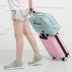 Gấp túi du lịch nữ túi xách hành lý túi nữ túi hành lý nữ túi thể dục Hàn Quốc phiên bản của công suất lớn ánh sáng ngắn khoảng cách nam túi du lịch giá rẻ Túi du lịch