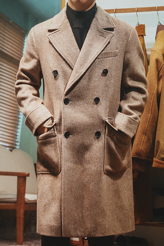 外套polocoat波鲁复古英伦马球大衣修身中长cosplay女装