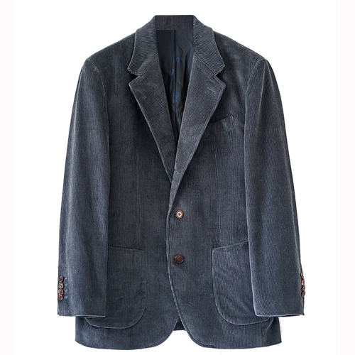 Вельветовый мужской демисезонный ретро хлопковый бархатный костюм для отдыха