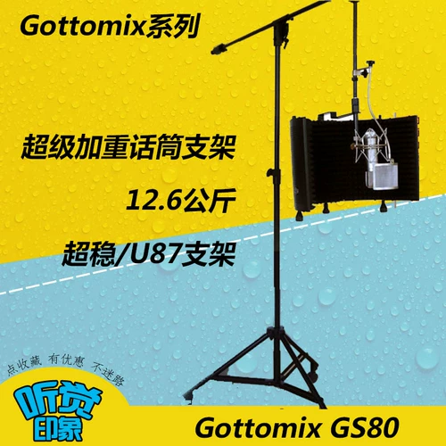 Gittomix GS80 AS30 увеличился, чтобы увеличить инвертированное микрофон посадочного микрофона