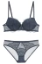 Xiaofen bra set nữ gợi cảm phần mỏng ngực lớn tập hợp trên các mẫu áo ngực mỏng phần mùa hè Torre với đồ lót vòng thép - Bộ đồ lót