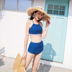 Xiaojin 2019 thời trang áo tắm mới nữ cảm giác Slim bikini nhỏ phẳng váy áo tắm ba mảnh - Bikinis váy tắm biển đẹp Bikinis