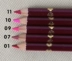 Môi lót bút môi bút chì kéo dài không đánh dấu son môi với trang điểm nghệ sĩ công cụ mỏng ba chiều hình dạng môi